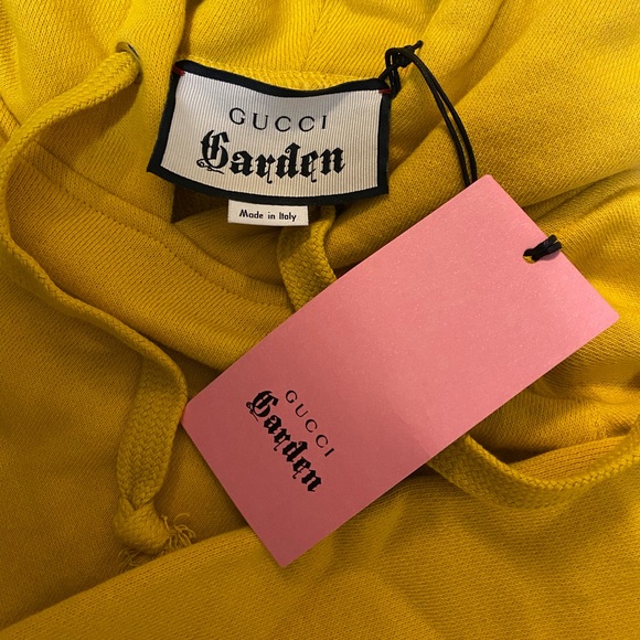 Gucci Jackets & Blazers - Gucci Garden Yellow Hoodie